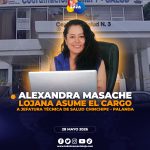 Alexandra Masache en nueva estructura territorial de salud, liderará la Oficina Técnica 3 Chinchipe – Palanda.