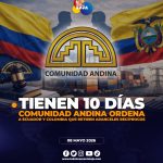 Comunidad Andina exige eliminar medidas comerciales entre Ecuador y Colombia