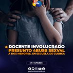 Investigan presunto caso de abuso sexual contra una estudiante en unidad educativa de Cuenca.
