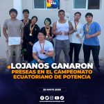 Lojanos brillan en campeonato nacional de potencia y conquistan 15 medallas