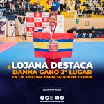 Danna Tamayo brilla en Baños de Agua Santa y conquista medalla de plata para Loja