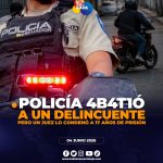 17 años de prisión para policía tras operativo que dejó un sospechoso fallecido en Quito.
