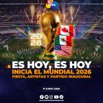 Hoy se inaugura oficialmente el Mundial 2026, la Copa del Mundo más grande de la historia en su edición N° 23