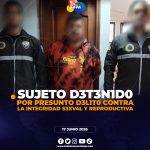 Ciudadano fue detenido en Zamora Huayco
