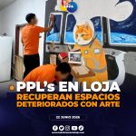 Personas privadas de libertad participan en la recuperación de espacios del CPL Loja N.° 1.