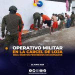 Militares realizaron un operativo intramuros y decomisaron objetos prohibido en cárcel de Loja.