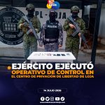 Ejército Ecuatoriano ejecuta operativo de control en el Centro de Privación de Libertad de Loja.
