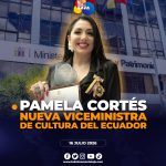 Pamela Cortés fue designada como nueva viceministra de Cultura y Patrimonio y enfocará su gestión en fortalecer el sector cultural del país