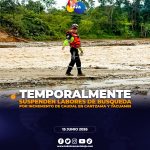 Las labores de búsqueda y recuperación fueron suspendidas temporalmente en Zamora Chinchipe.