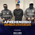Operativo “Cero Impunidad” deja un policía aprehendido en Loja