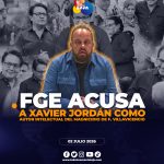 Fiscalía señala a Xavier Jordán como el autor intelectual del magnicidio de Fernando Villavicencio