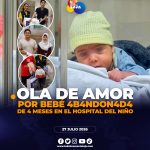 La solidaridad se hace presente: ropa, pañales y leche llegan para la bebé de 4 meses abandonada.