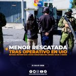Adolescente de 16 años que llevaba dos meses desaparecida fue localizada durante un operativo del Ejército en el sur de Quito