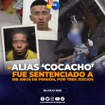 Alias “Cocacho” es condenado a 108 años de cárcel por secuestros en Guayaquil
