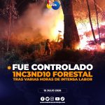 Bomberos de Loja lograron controlar al 100% un incendio forestal en El Cisne que dejó cerca de cinco hectáreas de vegetación afectadas