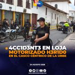 Accidente de tránsito en Loja