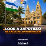 Zapotillo celebra este 27 de agosto sus 46 años de cantonización