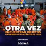 Ejército interviene cárcel de Loja y decomisa objetos prohibidos.