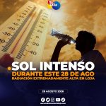 Rayos UV extremadamente altos en Loja