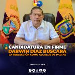 Darwin Díaz cumple requisitos y queda en firme su candidatura a la Alcaldía de Paltas