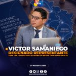 Víctor Hugo Samaniego es designado representante de la Zona 7 en los Clústeres Académicos Productivos Territoriales
