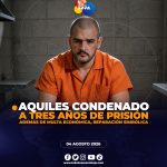 Aquiles Álvarez es sentenciado a tres años de prisión por incumplir una orden judicial en el caso Grillete