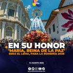 “María, Reina de la Paz”, será el lema para la Romería 2026