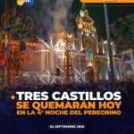 Tres castillos se quemarán en honor a la Churonita.