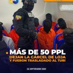 Reos fueron trasladados desde Loja al Turi