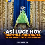 Asi luce hoy la churonita, a vísperas de su natividad.