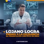 Lojano recibe reconocimiento internacional por su excelencia en investigación científica en India