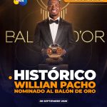 Willian Pacho nominado al balón de Oro