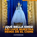 Así luce hoy la Virgen de El Cisne