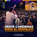 Jesús Cárdenas suma respaldo de líderes barriales del norte de Loja y fortalece su posicionamiento rumbo a la Alcaldía