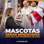 Mascotas serán bendecidas en Loja
