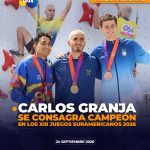 Carlos Granja se convirtió en Campeón internacional de escalada deportiva
