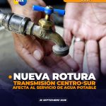 Nueva rotura en sistema de transmisión centro-sur