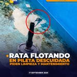 Pileta en abandono en pleno centro de Loja