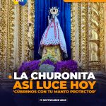 Así luce la Churonita este 17 de septiembre
