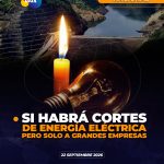 Empresas grandes de Ecuador tendrán apagones