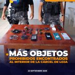 Nuevo operativo al interior de la cárcel de Loja