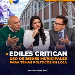 Discordia en sesión de Cabildo de Loja.