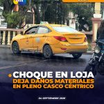 Accidente de tránsito en Loja.