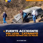 Accidente de tránsito vía Loja – Catamayo