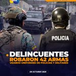 Simularon un operativo policial para robar 42 armas en una empresa de seguridad de Guayaquil