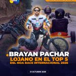 Bryan Pachar, piloto de Saraguro, se ubica entre los 10 mejores de 54 competidores en el Mundial de Speed Trike Argentina 2026