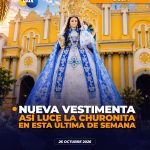 La Churonita luce radiante en la Catedral de Loja durante esta última semana.