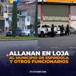 Allanamiento al Municipio de Espíndola y otros funcionarios